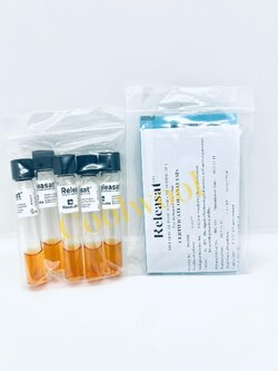 ชุดทดสอบประสิทธิภาพการทำให้ปราศจากเชื้อ Releasat (Mesa Strip Gas Bacillus atrophaeus 10^6 & Tryptic Soy Broth(20 ชุด/แพ็ค))