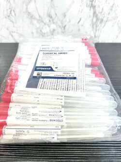 ก้านสำลีในหลอดเก็บตัวอย่าง Snappable PS Stick with Cotton swabs in tube Citoswab (100 ชิ้น/แพ็ค)