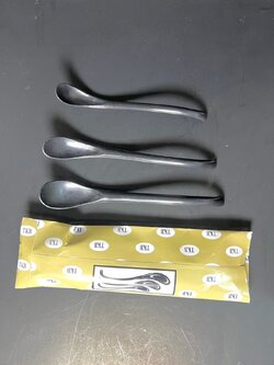 ช้อนเขาสีดำ (3 ชิ้น/แพ็ค)