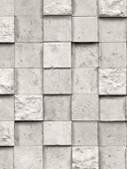 8743 Wallpaper วอลล์เปเปอร์ไวนิล แบบมีกาวในตัว ลายหินปูนสีเทาสลับ หน้ากว้าง 120 cm