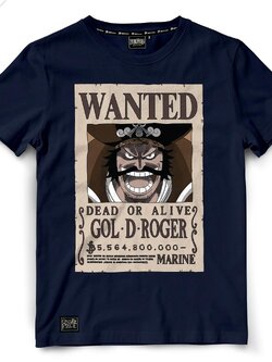 เสื้อวันพีซ One Piece Wanted Gol D Roger