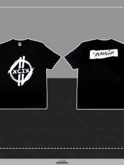 NOBUNA : T-SHIRT ลาย THE REBELLION (สีดำ)