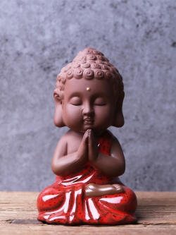 ตุ๊กตาดินเผาประดับบ้าน รูปแบบพุทธนิกายเซน