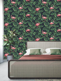 วอลเปเปอร์ลายนกฟิงโก 88452