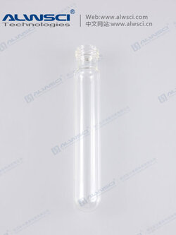 10mL 16x100mm Clear Screw Test Tube. Rounded Bottom (250ชิ้น/แพ็ค)