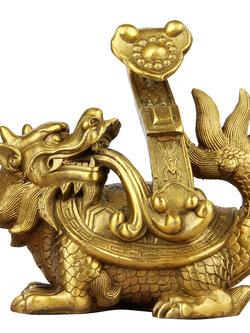 เต่ามังกรแบกคทายู่อี่เรียกทรัพย์ เสริมโชคลาภการเงินโดยตรง