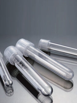 Dial Cap tube with Cap Sterile หลอดพลาสติกพร้อมฝา (500ชิ้น/แพ็ค)