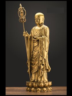 พระยูไล พระภิกษุ,พระพุทธรูปนิกายวัชรยาน (พระทิเบต) เนื้อทองเหลือง