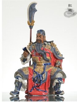 เทพกวนอู เทพเจ้าแห่งสงครามและความซื่อสัตย์ยุติธรรม ขนาดใหญ่