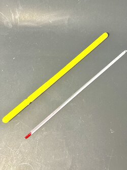 เทอร์โมมิเตอร์ สีแดง ยาว 30 cm