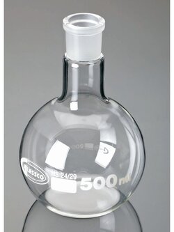 ขวดก้นแบนมีข้อต่อ Flat Bottom Flask with Joint S29/32