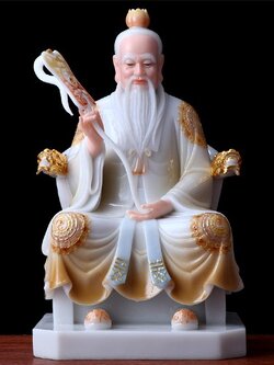 ซันซิง 3 ปรมาจารย์สูงสุดของลัทธิเต๋า เสริมมงคลชีวิตในทุกๆด้าน (หินหยกลงสีคุณภาพสูง)