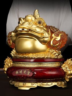 คางคกสามขาคาบเหรียญ(กิมเซียมซู) เครื่องประดับปรับฮวงจุ้ยเสริมดวงการเงิน การค้า