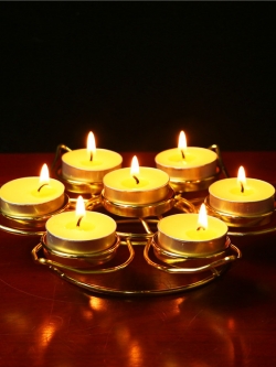 เชิงเทียน 7 ช่อง สำหรับจุดไหว้เทพเจ้าและพระโพธิสัตว์ สินค้านำเข้าจากประเทศจีน