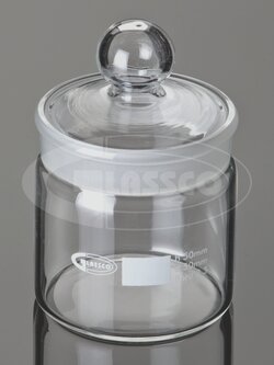 ขวดชั่งสาร Weighing bottle Ground in stopper BORO 3.3