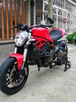 MONSTER_821ABS รถสภาพสวยเกรด🅰️ไมล์แท้หมื่นกว่าโล