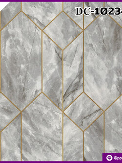 ลายหินอ่อน สีเทาเข้ม เส้นทอง DC 10234-4