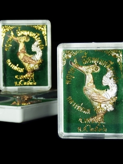 พญาหงษ์เนื้อทองเหลือง ชุบ 3 กษัตริย์ จัดสร้างโดยหลวงพ่อแล วัดพระทรง จังหวัดเพชรบุรี