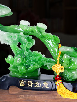 คทายู่อี่หยกเรียกทรัพย์ เครื่องประดับปรับฮวงจุ้ยเสริมความมั่งคั่งร่ำรวย