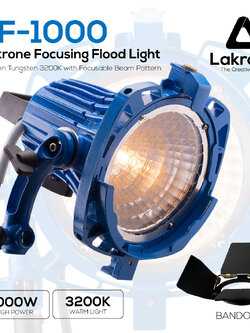 LF-1000 ไฟถ่ายหนังส่องสว่าง 1000 วัตต์ Lakrone Focusing Flood Light ปรับโฟกัส ปรับแสงได้