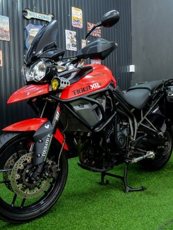 🐯 เสือส้มมาแล้ววว....เอาใจสาย Touring กันหน่อย 🤗 Tiger800XRT จดปี2017 Top สุดในรุ่นล้อแม็ค‼️