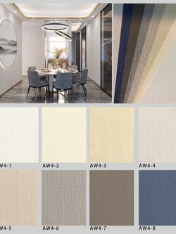 วอลล์เปเปอร์ติดผนังสไตล์โมเดิร์นลายเรียบหรู ลายผ้า