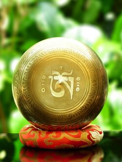 Tibetan Singing Bowl ขันทิเบต(ทองเหลือง) งานทำมือโดยช่างฝีมือชาวเนปาล (12.5 cm.)