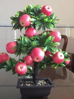 แอปเปิ้ลมงคล เครื่องประดับปรับฮวงจุ้ย,ของแต่งบ้านมงคล สไตล์จีน