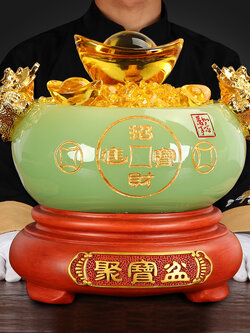 #อ่างหยกเก็บเงินเก็บทอง และกิมเซียมซู ดึงดูดโชคลาภด้านเงินทอง