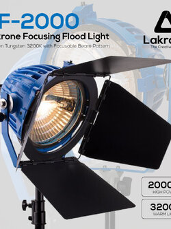 LF-2000 ไฟถ่ายหนังส่องสว่าง 2000 วัตต์ Lakrone Focusing Flood Light ปรับโฟกัส ปรับแสงได้