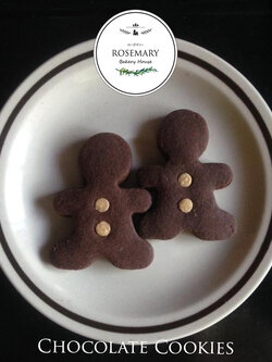 คุ้กกี้ช็อกโกแลตรูปคน Chocolate Cookies (ราคาต่อชิ้น)