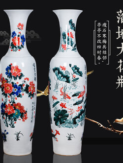 แจกันเซรามิก งานช่างฝีมือชาวจีน จากมณฑลเจียงซี ตั้งวางตกแต่งบ้าน เสริมฮวงจุ้ย