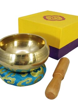 ขันทิเบต(ทองเหลืองขัดเงา) Tibetan Singing Bowl สำหรับใช้สปาคลื่นเสียงบำบัด
