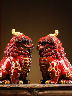 #ปี่เซี๊ยะคู่ สัตว์เทพมหามงคลเรียกทรัพย์เสริมดวง,แก้ฮวงจุ้ย,ป้องกันภัย (2 ชิ้น)