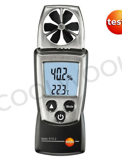 เครื่องวัดความเร็วลม +0.4 to +20 m/s, -10 to +50 °C ANEMOMETER-testo