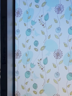 รุ่น 80027 สูญญากาศติดกระจกลายเถาดอกไม้ กว้าง 90 cm