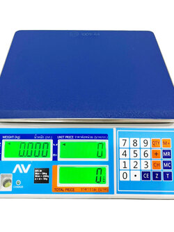 เครื่องชั่งดิจิตอลคำนวณราคา ตรา AV (AVENUE) รุ่น HPC พิกัด 30 กก.