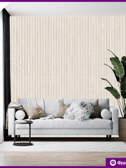 ลายไม้ระแนง สีน้ำตาลอ่อนครีม DC-70113-1