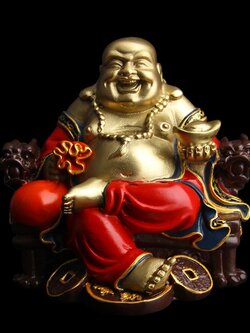 รูปหล่อทองเหลืองพระสังกัจจายน์ อรหันต์แห่งความอุดมสมบูรณ์ จากมณฑลซานตง ประเทศจีน