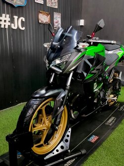 💥ไม่ต้องดาวน์+ไม่ต้องค้ำ...ผ่อนเบาๆ💥 รถบ้านแท้ใช้งานน้อย Kawazaki Z300abs จดปี 2017 ไมล์9พันสวยๆใสๆ