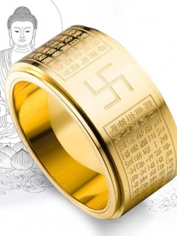 แหวนมงคลสลักบทสวดอักษรจีน ผ่านพิธีจากวัดวัดโจคัง วัดที่ศักดิ์สิทธิ์ที่สุดในทิเบต