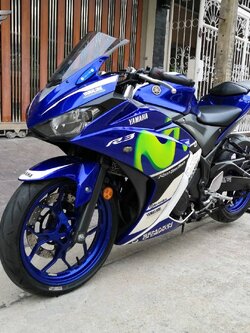 YZF R3_MOVISTAR ลายพิเศษ จดทะเบียนปี 2016 แต่งหล่อพอประมาณ‼️
