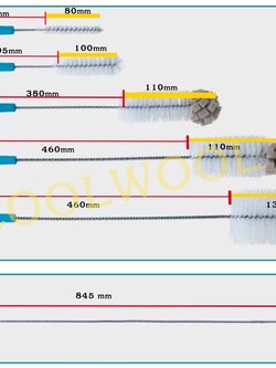 แปรงล้างเครื่องแก้ว ISOLAB