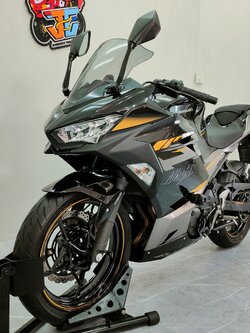 KAWASAKI NINJA400 MY2022 กุญแจ Keyless จดทะเบียนกลางปี 2023 ไมล์แท้ 1,xxx km ✨บอกเลยว่า...ซื้อแทนรถใหม่ได้เลย✨