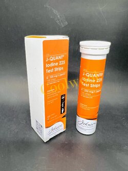 กระดาษทดสอบไอโอดีน Iodine test strip (100 strips/pk)