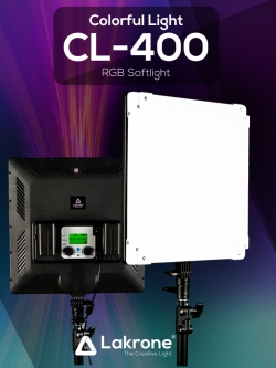 CL-400 Colourful Light ไฟสตูดิโอปรับแสงเปลี่ยนสีได้ 360 สี กำลังไฟ 40 วัตต์