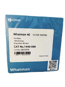 กระดาษกรองเบอร์ 40 Ashless-pore size 8µm-whatman