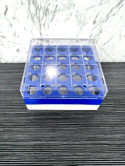 กล่องใส่หลอดขนาด 5ml จำนวน 25 ช่อง