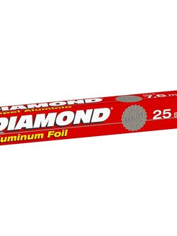 อะลูมิเนียมฟอยล์ ขนาด 12 นิ้ว x 25 ตารางฟุต Aluminium foil