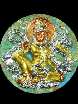 พระเทวราชโพธิสัตว์ จตุคามรามเทพ รุ่น โคตรเศรษฐี ปัดทอง 3 กษัติย์